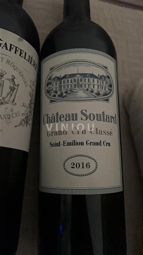 Bordeaux Saint-Émilion Grand Cru Grand Cru Classé Château Soutard 2016
