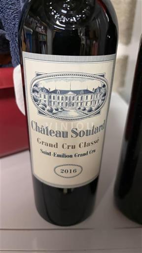 Bordeaux Saint-Émilion Grand Cru Grand Cru Classé Château Soutard 2016