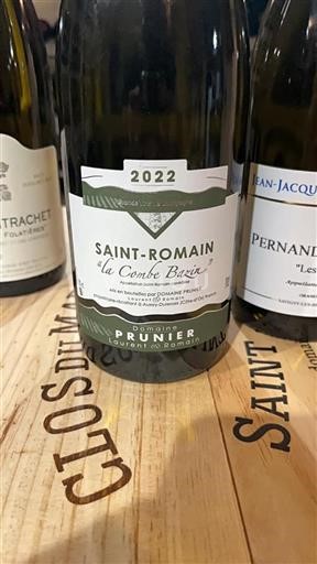 Burgundija Saint-Romain Domaine Prunier La Combe Bazin 2022
