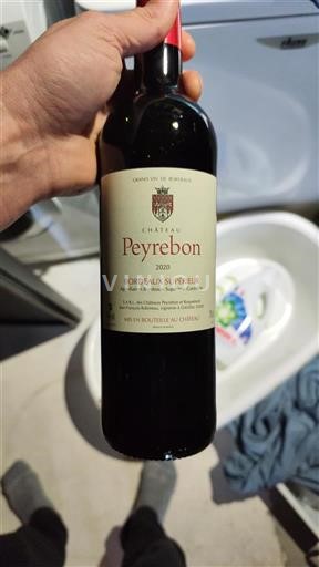 Bordeaux Bordeaux Supérieur Château Peyrebon 2020