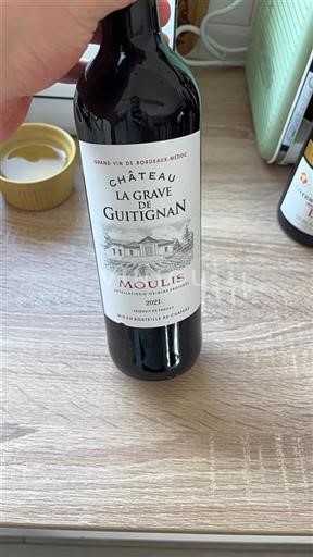 Bordeaux Ospecificerad Château La Grave de Guitignan 2021