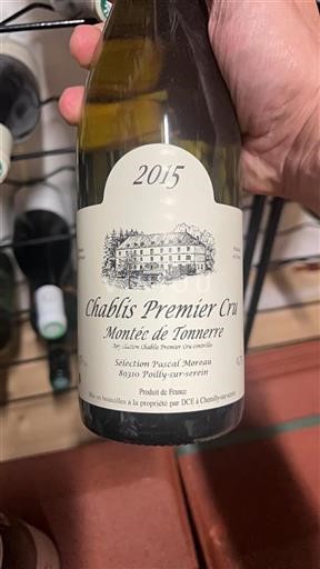 Borgoña Chablis Premier Cru Pascal Moreau Montée de Tonnerre 2015