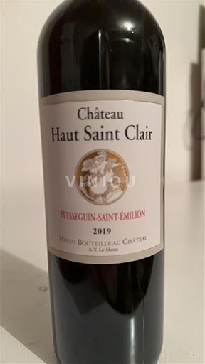 Burdeos Puisseguin-saint-émilion Château Haut Saint Clair 2019