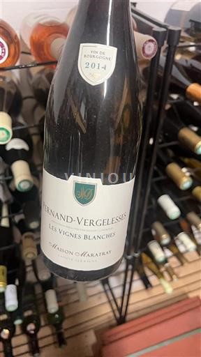 Bourgondië Pernand-Vergelesses Maison Maratray Les Vignes Blanches 2014