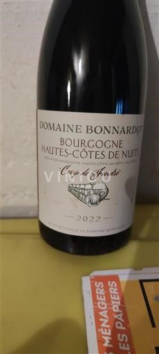Burgundy Unspecified Domaine Bonnardot Coup de Foudre 2022