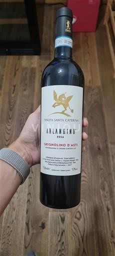 Piamonte Grignolino d'Asti Tenuta Santa Caterina Arlandino 2016