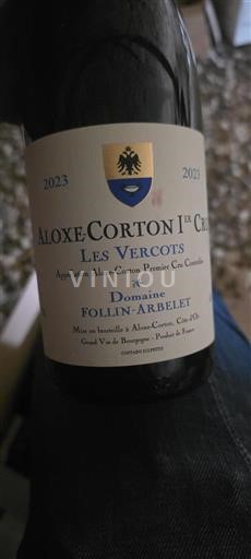 Borgoña Aloxe-Corton Premier Cru Domaine Follin-Arbelet Les Vercots 2023