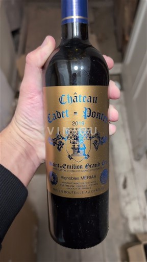Bordeaux Saint-Émilion Grand Cru Grand Cru Château Cadet-Pontet 2019