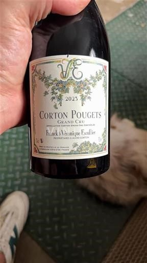 Borgoña Corton Grand Cru Franck & Véronique Escoffier Corton Pougets 2023