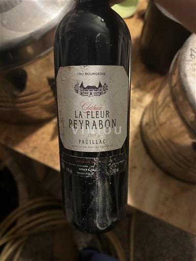 Burdeos Pauillac Château Peyrabon La Fleur Peyrabon 2009