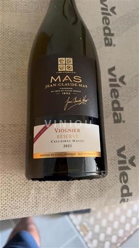 Languedoc Niet gespecificeerd Jean-Claude Mas Viognier Réserve Calcaire Hauts 2021