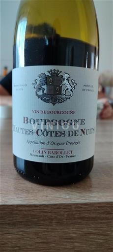 Burgundija Hautes Côtes de Nuits Colin Barollet Neleten.