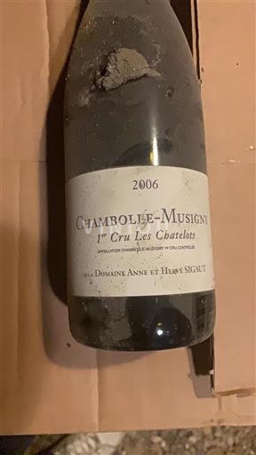Bourgogne Chambolle-Musigny Premier Cru Domaine Anne et Hervé Sigaut 1er Cru Les Chatelots 2006