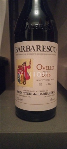 Piedmont Wines Barbaresco Produttori del Barbaresco Barbaresco Ovello Riserva 2016