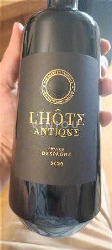 Bordeaux Montagne-Saint-Émilion Franck Despagne L'Hôte Antique 2020