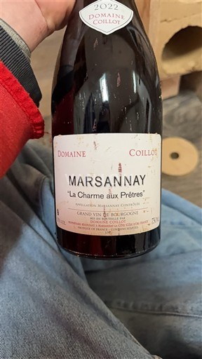 Burgundia Marsannay Domaine Coillot La Charme aux Prêtres 2022