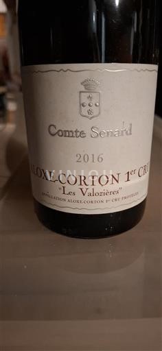 Bourgogne Aloxe-Corton Premier Cru Comte Senard Les Volozières 2016