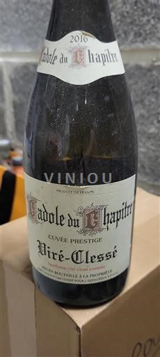 Burgundi Viré-clessé Cadoles du Chapitre Prestige 2016