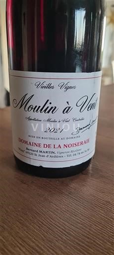 Beaujolais Moulin-à-vent Domaine La Noiseraie Vieilles Vignes 2021