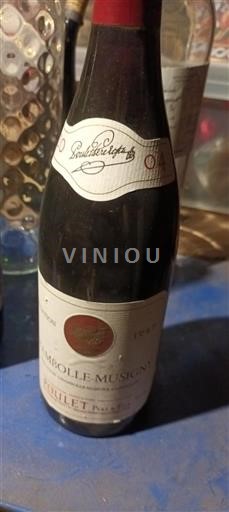 Burgundi Chambolle-Musigny Poulet Père & Fils 1947