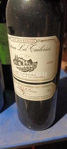 Burdeos Médoc Cru Bourgeois Château Les Tuileries 1999
