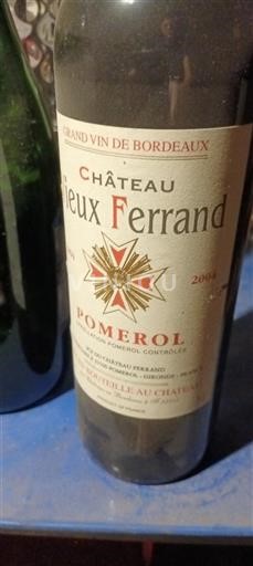 Bordeaux Pomerol Château Vieux Ferrand 2004