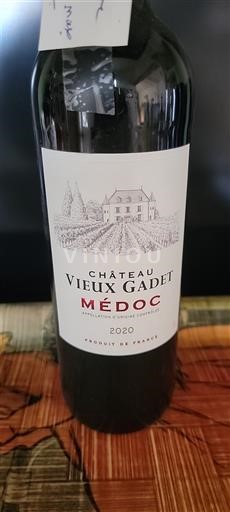 Bordeaux Médoc Château Vieux Gadet 2020