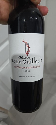 Burdeos Puisseguin-saint-émilion Château Tour Guillotin 2022