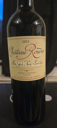 Bordeaux Montagne-saint-émilion Château Roudier 2022