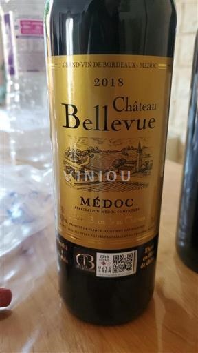 Bordeaux Médoc Cru Bourgeois Château Bellevue 2018