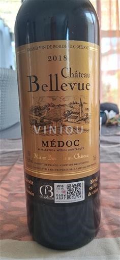 Bordeaux Médoc Cru Bourgeois Château Bellevue 2018