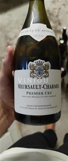 Borgoña Meursault Premier Cru Château Meursault Meursault-Charmes 2015