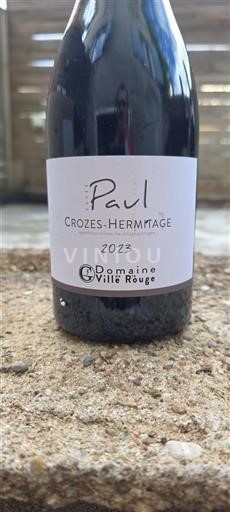 Rhônetal Crozes-Hermitage Domaine La Ville Rouge Paul 2023