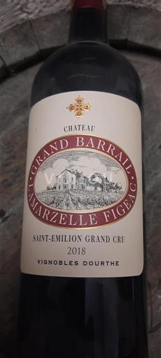 Bordeaux Saint-Émilion Grand Cru Château Grand Barrail Lamarzelle Figeac 2018