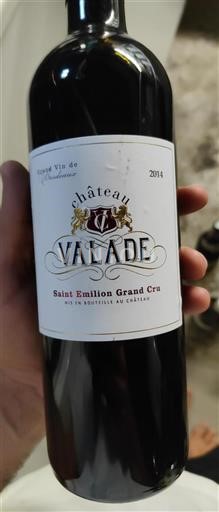 Bordeaux Saint-Émilion Grand Cru Grand Cru Château Valade 2014