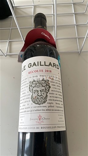 Rosellón Costas del Rosellón Jonquères Oriola Le Gaillard 2018