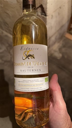 Bordeaux Sauternes Domaine L'Alliance Esquisse 2019