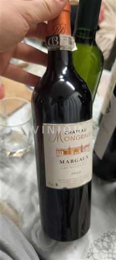 Bordeaux Margaux Cru Bourgeois Château Mongravey 2007
