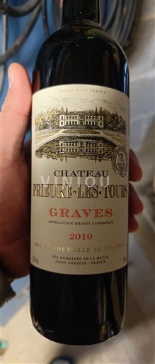 Bordeaux Graves Château Prieuré-Les-Tours 2010