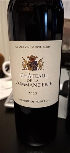 Bordeaux Lalande-de-Pomerol Château La Commanderie 2023