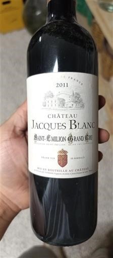 Bordeaux Saint-Émilion Grand Cru Grand Cru Château Jacques Blanc 2011