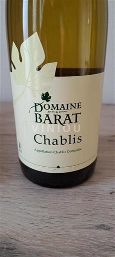Burgundija Chablis Domaine Barat Neleten.