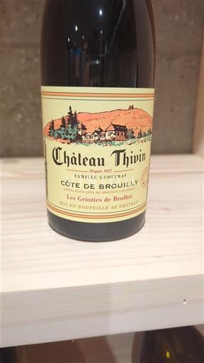 Beaujolais Côte-de-brouilly Château Thivin Les Griottes de Brulhié 2023