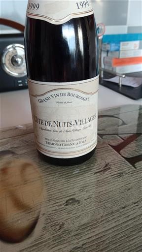Bourgondië Côte de Nuits Villages Edmond Cornu & Fils 1999