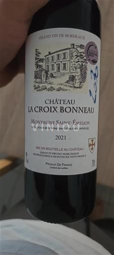 Bordéus Montagne-saint-émilion Château La Croix Bonneau 2021
