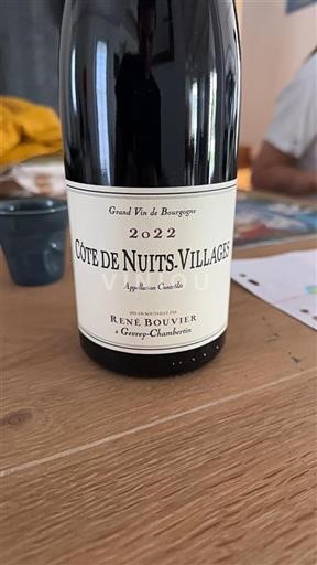 Bourgogne Côte de Nuits-byar René Bouvier 2022