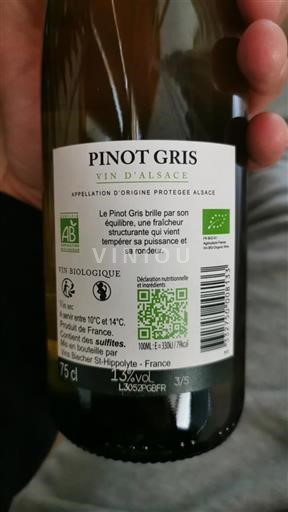 Vin Blanc sec Vins biecher Non millésimé France Alsace Vin de France Grand Cru bio