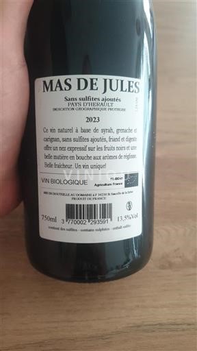 Languedoc Ospecificerad Mas de Jules 2023