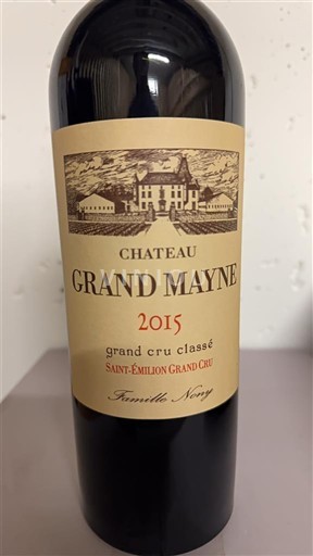 Bordeaux Saint-Émilion Grand Cru Grand Cru Château Grand Mayne 2015