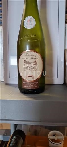 Loiren laakso Muscadet-sèvre-et-maine Domaine Bois Malinge 2023